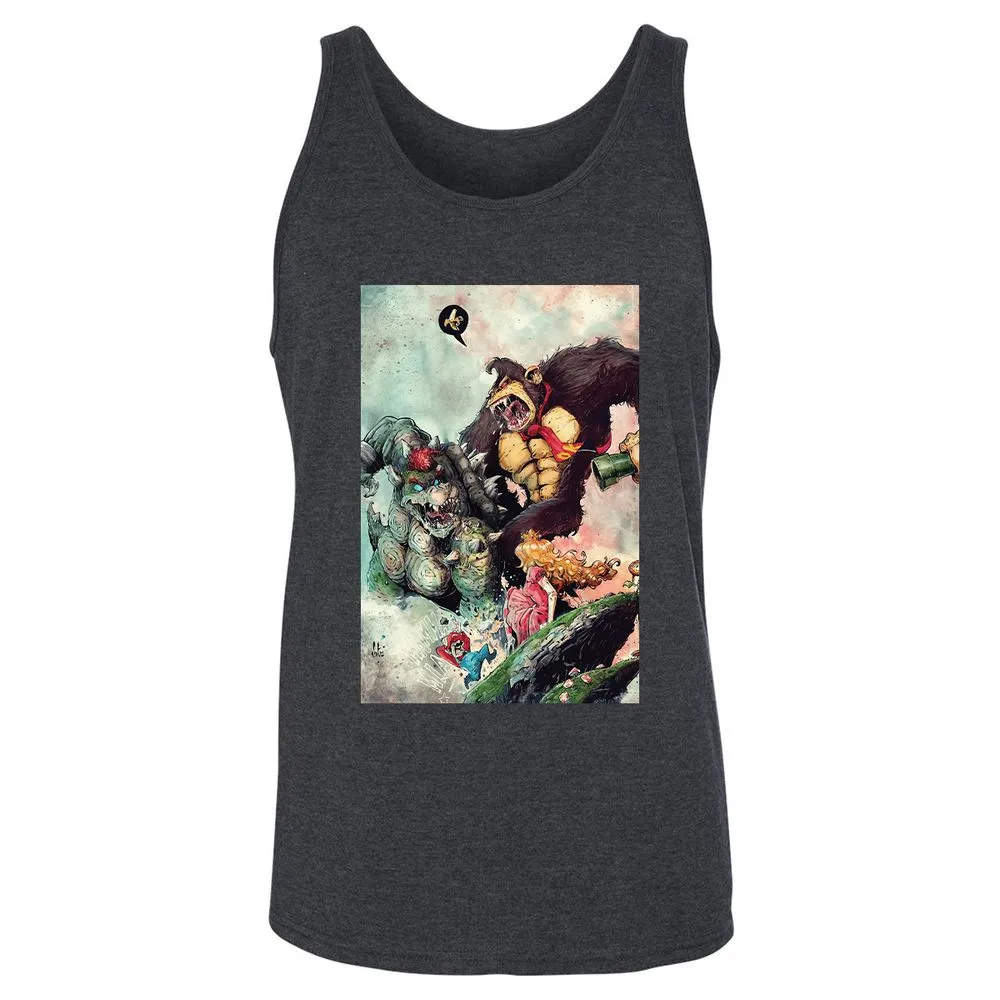 Unisex Jersey Tank - 37AFQHEZ - Dark Grey Heather - 6