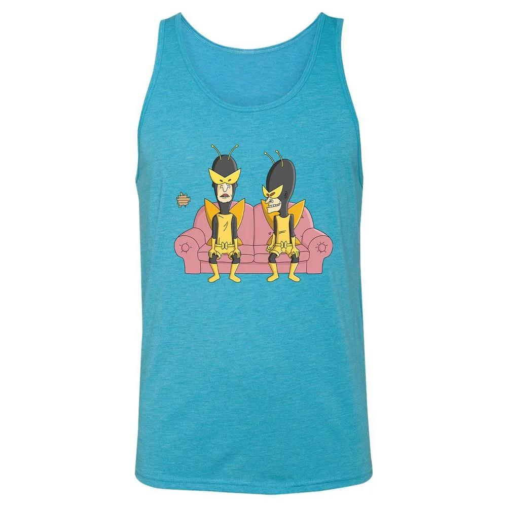 Unisex Jersey Tank - PYTC6UW8 - Aqua Triblend - 3