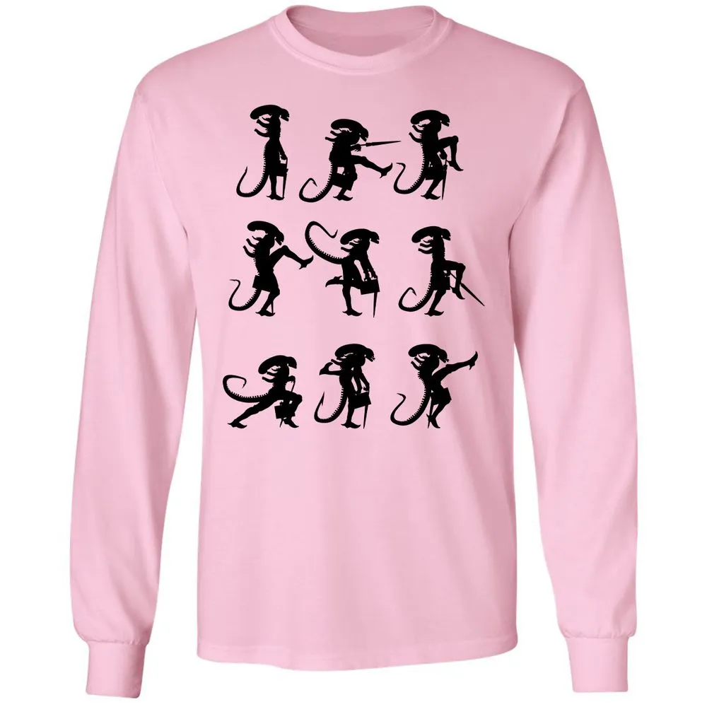 Long Sleeve T-Shirt - 4XWCW9LJ - Light Pink - 3