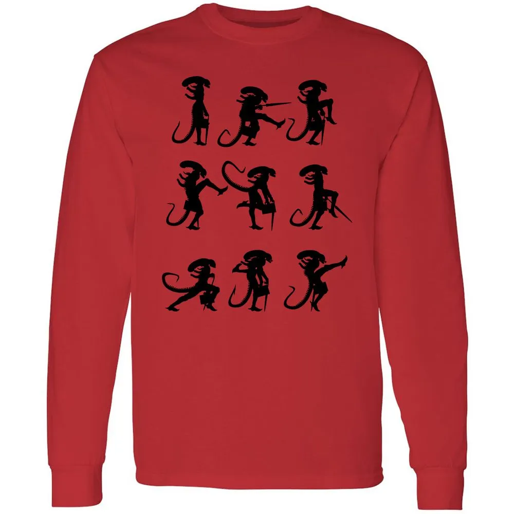 Long Sleeve T-Shirt - 4XWCW9LJ - Red - 14