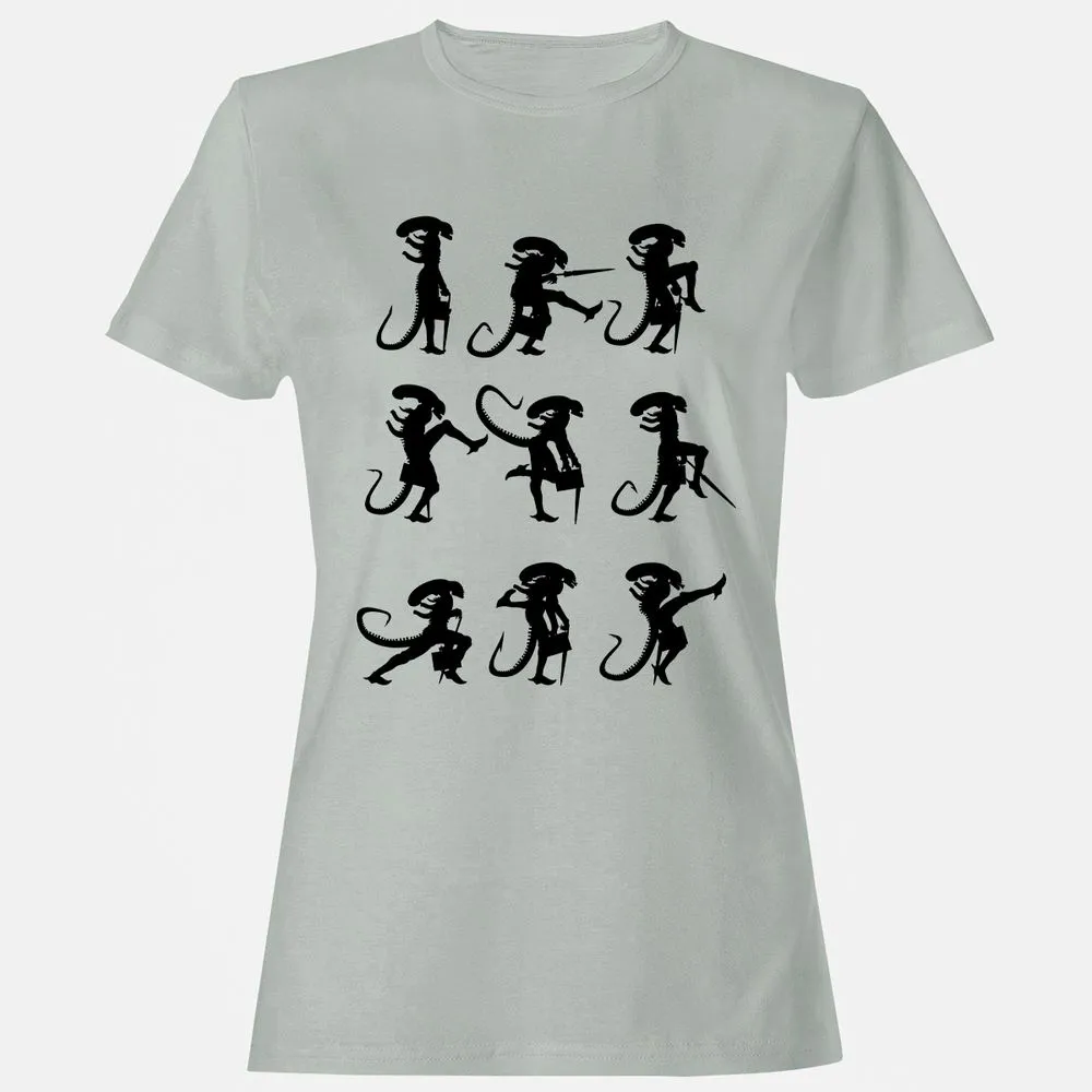 Women's T-Shirt - EGV4V9UD - Ash - 2