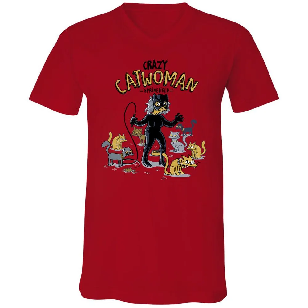 Unisex V-Neck T-Shirt - AHGM4F5Z - Red - 3