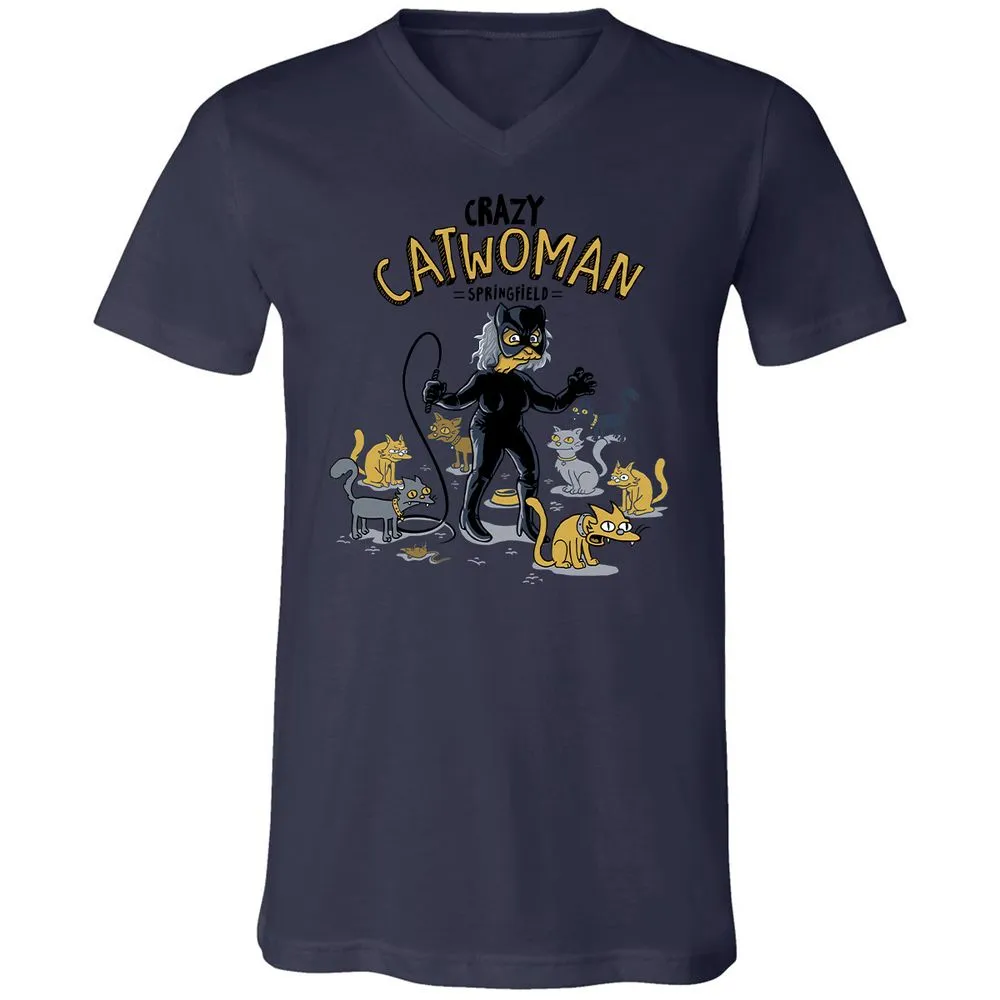 Unisex V-Neck T-Shirt - AHGM4F5Z - Navy - 9