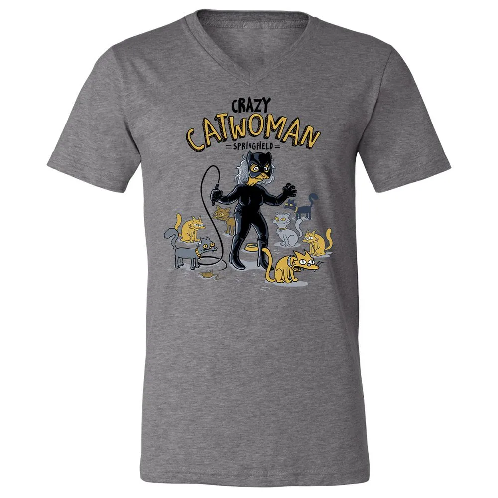 Unisex V-Neck T-Shirt - AHGM4F5Z - Deep Heather - 13
