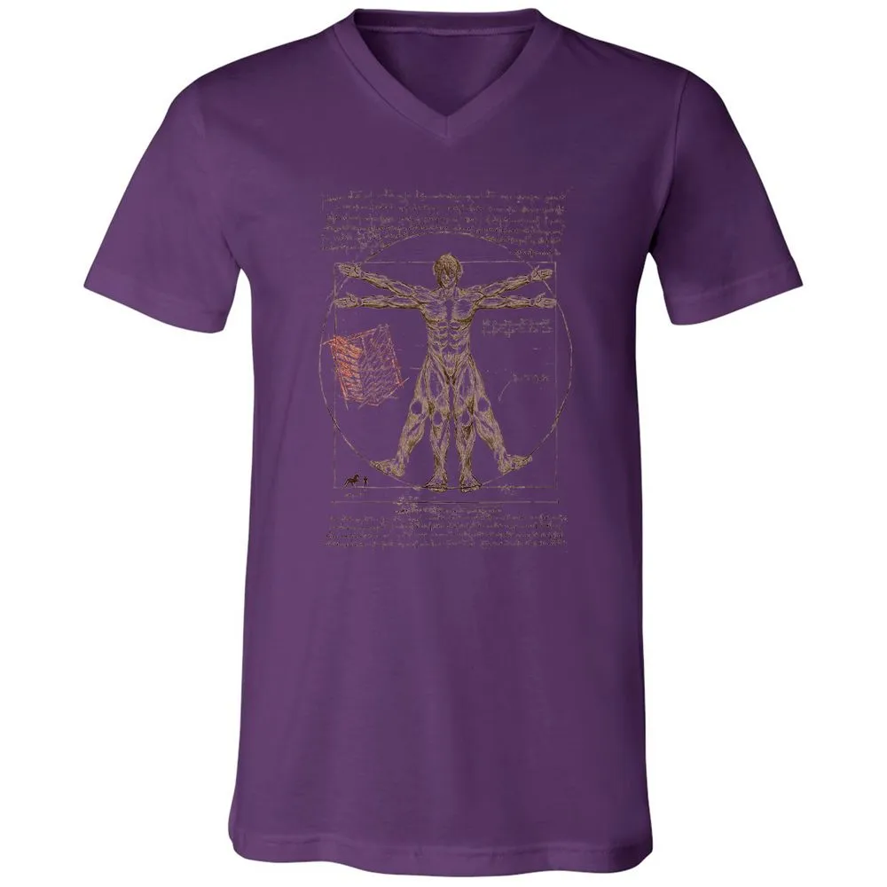 Unisex V-Neck T-Shirt - ZA66T4YB - Team Purple - 2