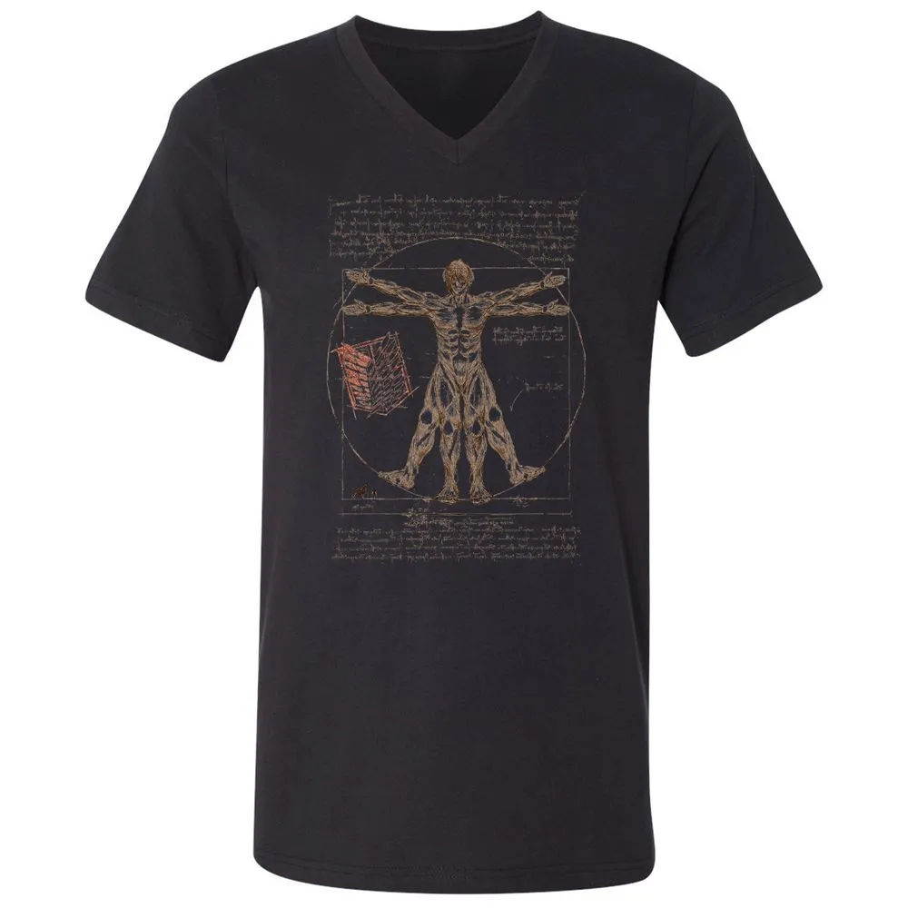 Unisex V-Neck T-Shirt - ZA66T4YB - Black - 16