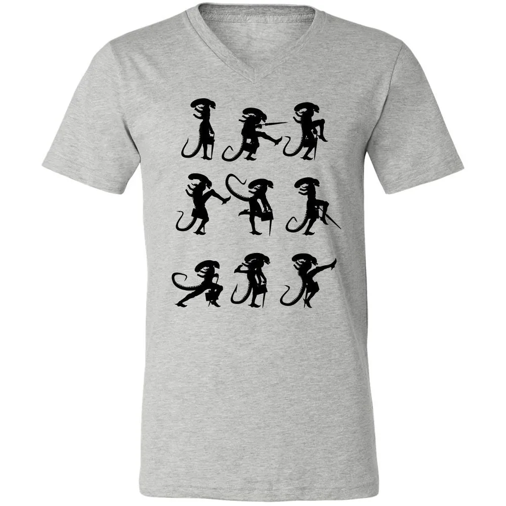 Unisex V-Neck T-Shirt - 38RC8E4N - Athletic Heather - 7