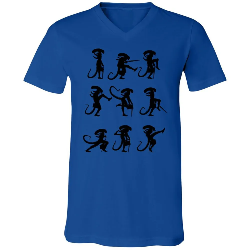 Unisex V-Neck T-Shirt - 38RC8E4N - True Royal - 4