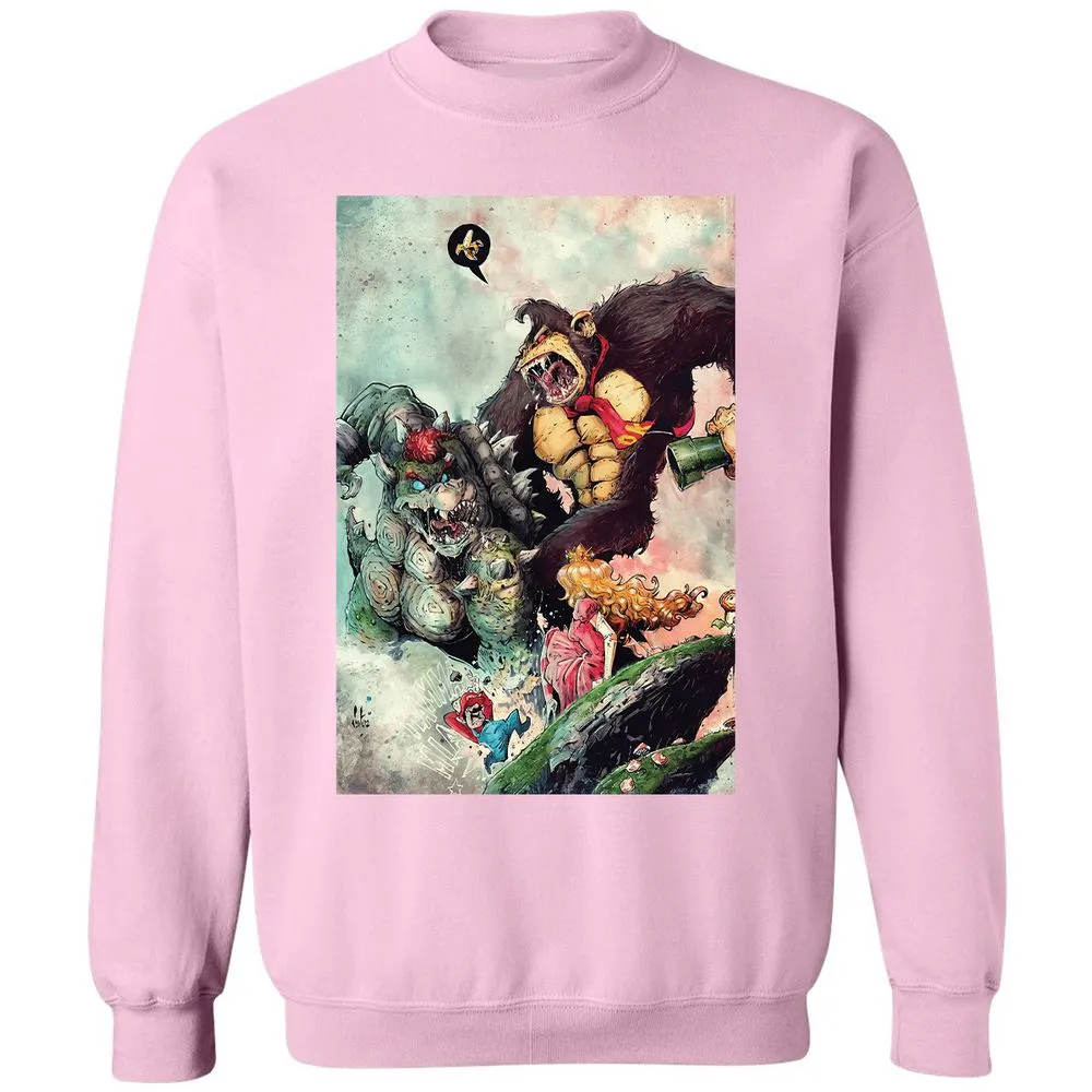 Classic Unisex Sweatshirt - WX3UADL8 - Light Pink - 3