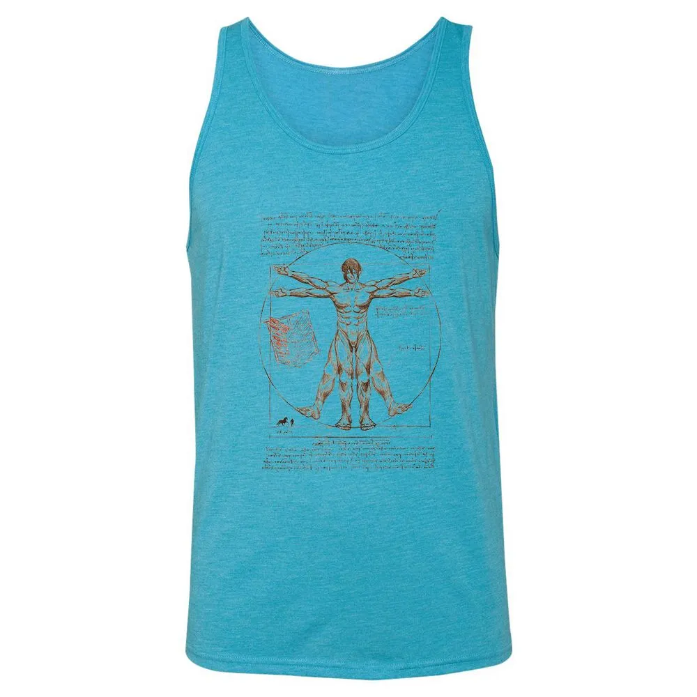 Unisex Jersey Tank - XXXHLWBJ - Aqua Triblend - 3