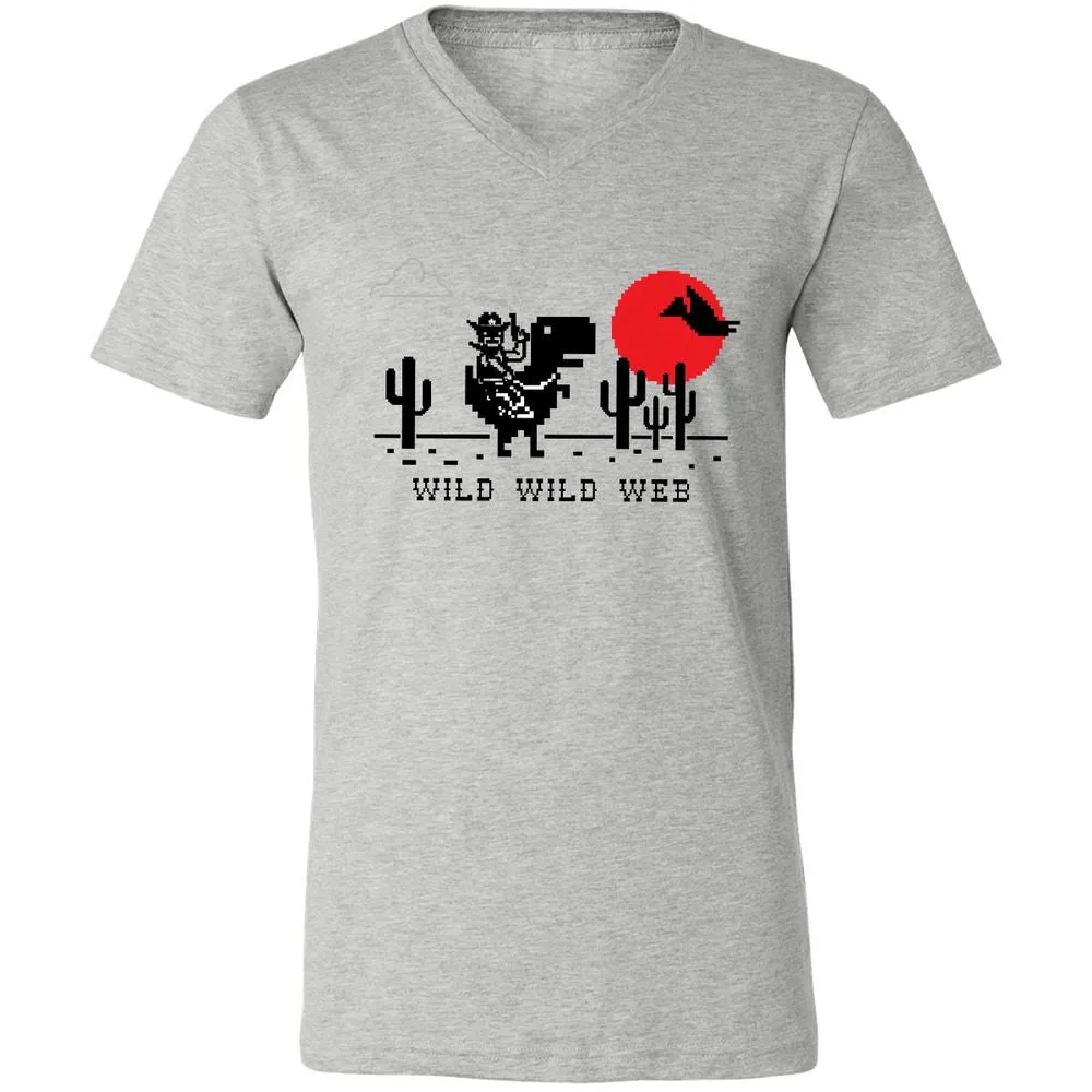 Unisex V-Neck T-Shirt - MFUMP5DT - Athletic Heather - 7