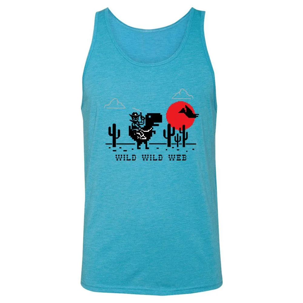 Unisex Jersey Tank - GHAM444S - Aqua Triblend - 3