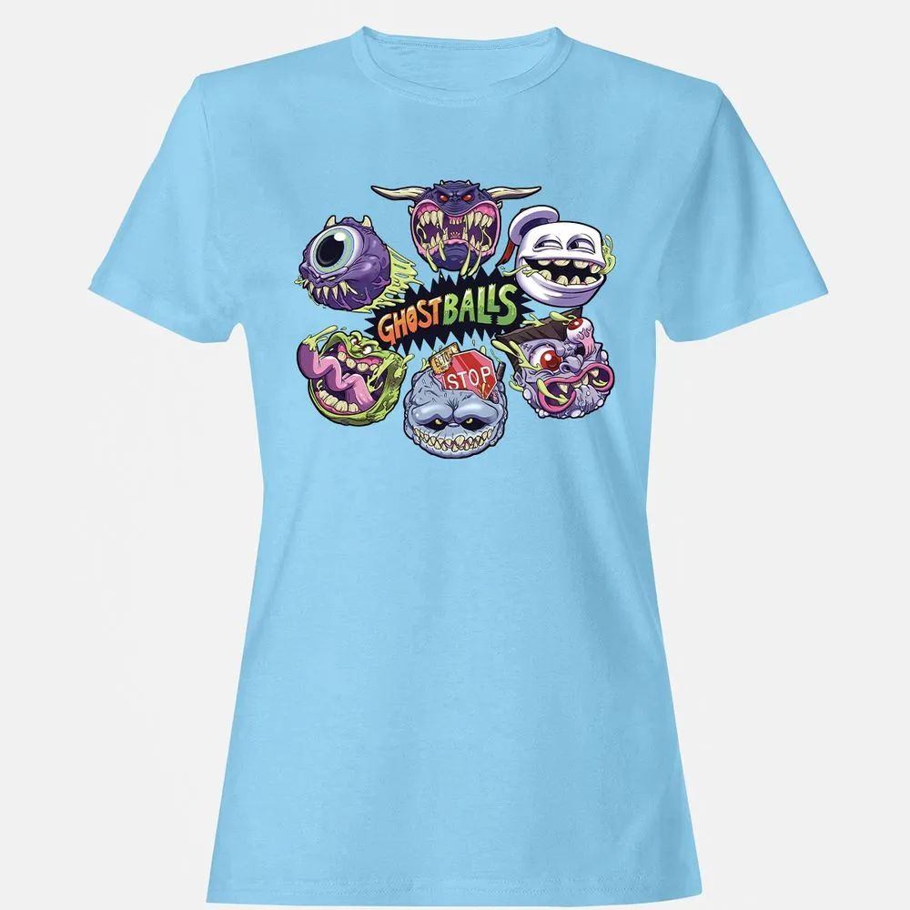 Women's T-Shirt - KDZ9XH1C - Light Blue - 8