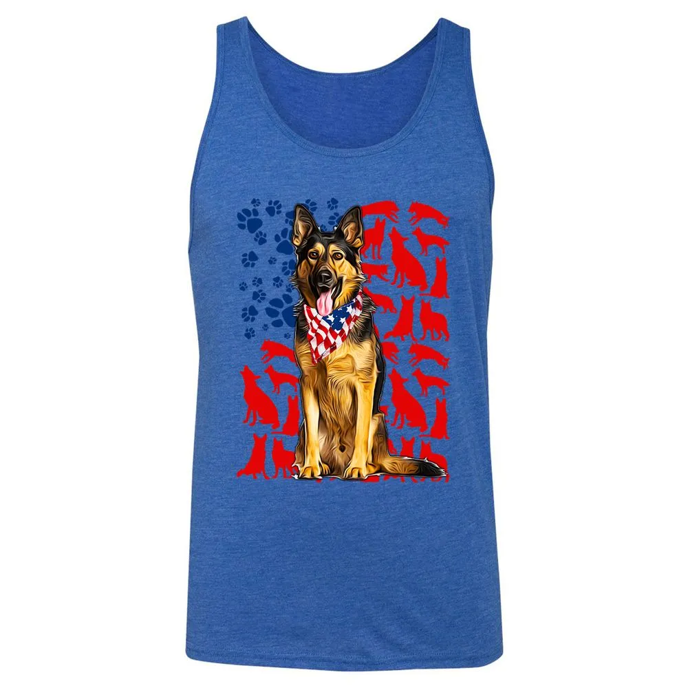 Unisex Jersey Tank - RJ84NLG1 - True Royal Triblend - 12
