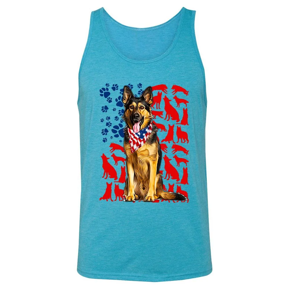 Unisex Jersey Tank - RJ84NLG1 - Aqua Triblend - 3