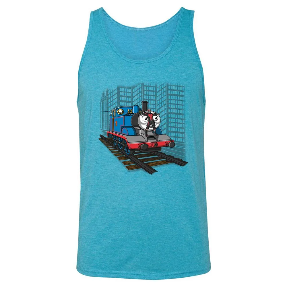 Unisex Jersey Tank - L2LMSGF7 - Aqua Triblend - 3