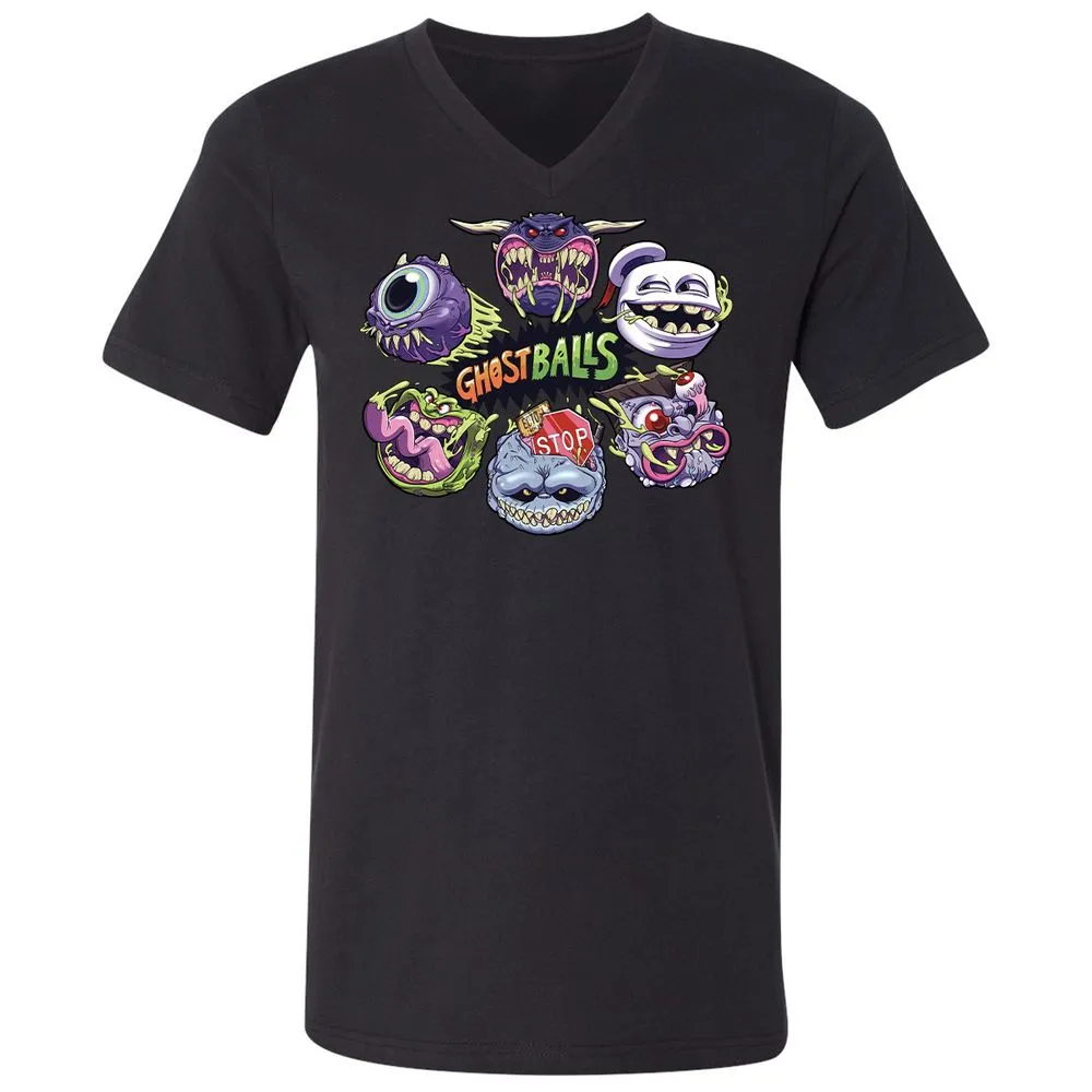 Unisex V-Neck T-Shirt - 6DSZJG81 - Black - 16