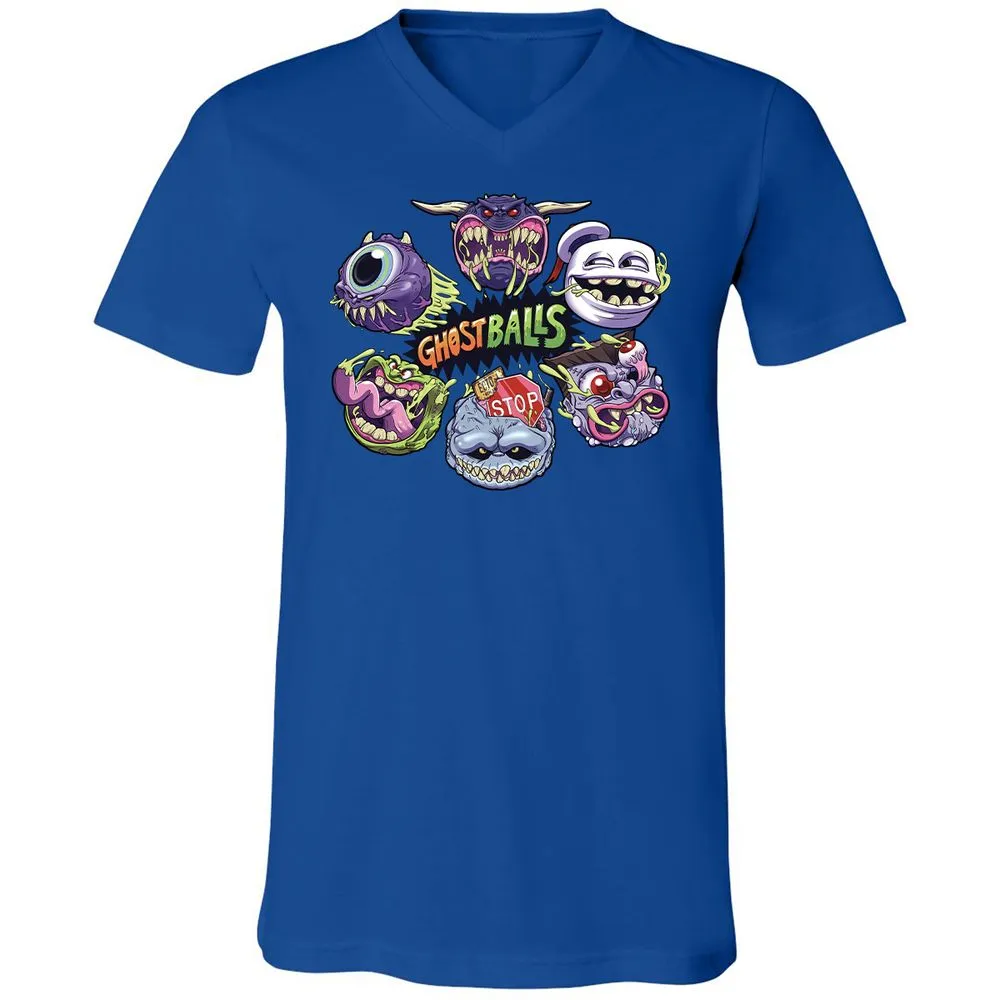 Unisex V-Neck T-Shirt - 6DSZJG81 - True Royal - 4