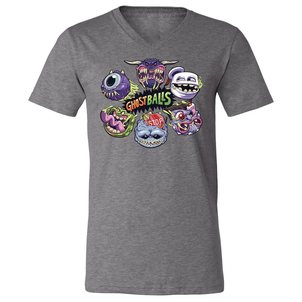 Unisex V-Neck T-Shirt - 6DSZJG81 - Deep Heather - 13