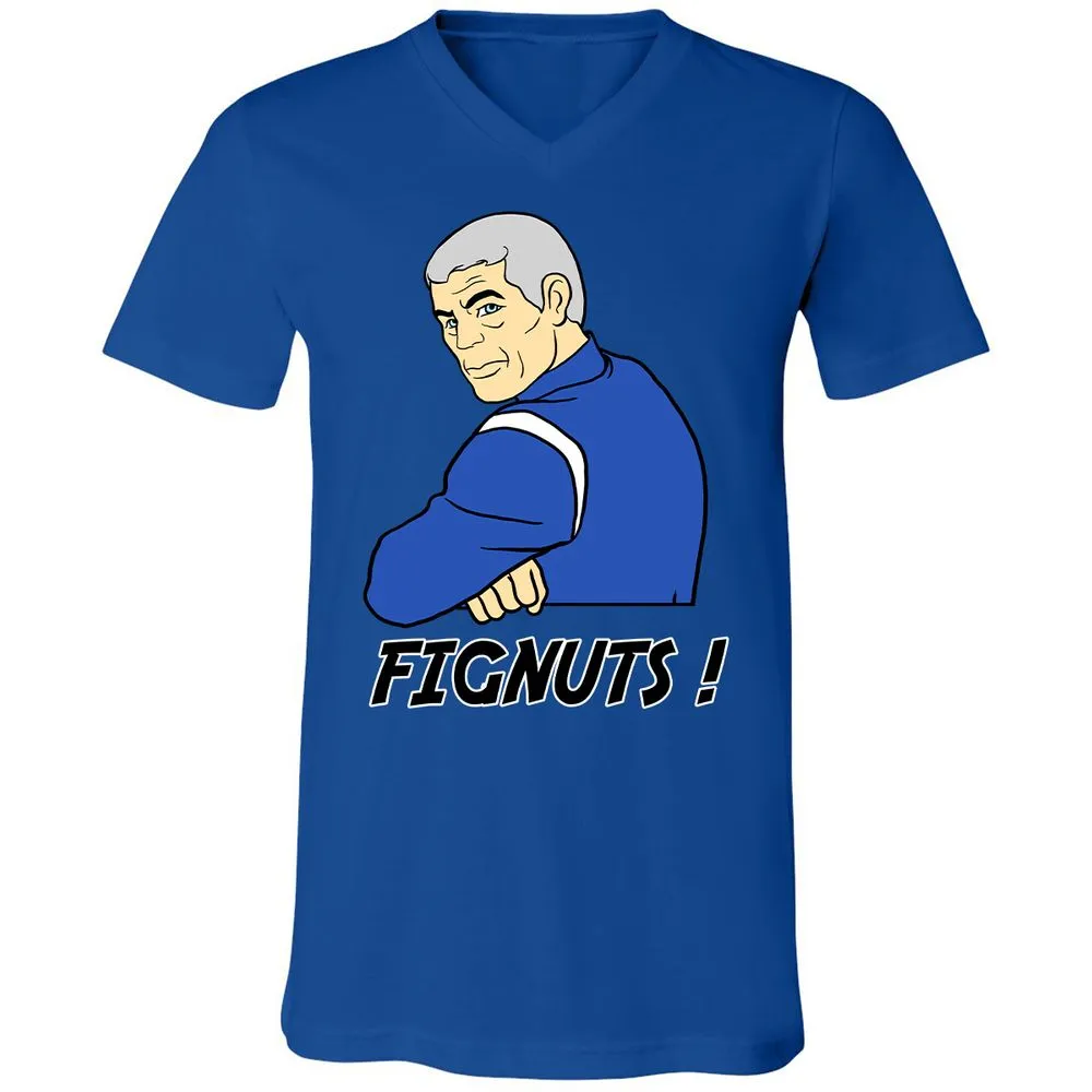 Unisex V-Neck T-Shirt - NJ93AZWP - True Royal - 4