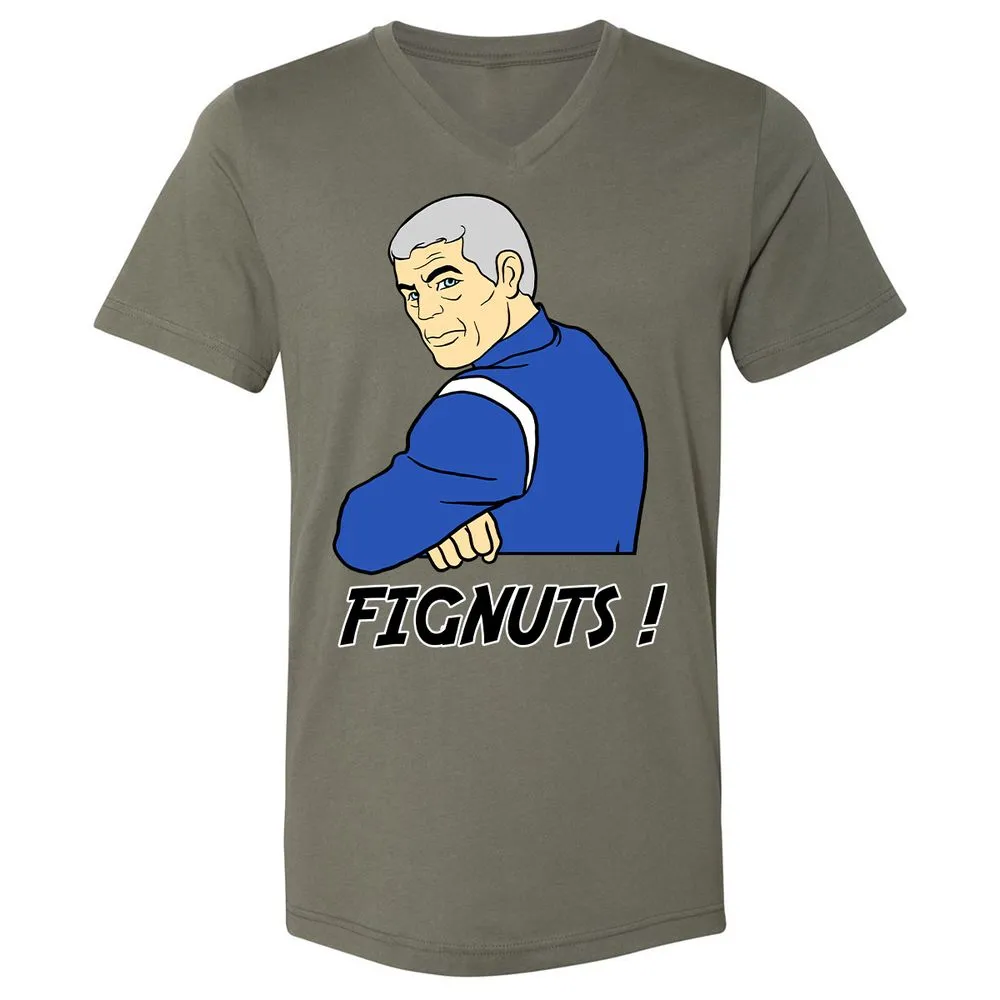 Unisex V-Neck T-Shirt - NJ93AZWP - Military Green - 10