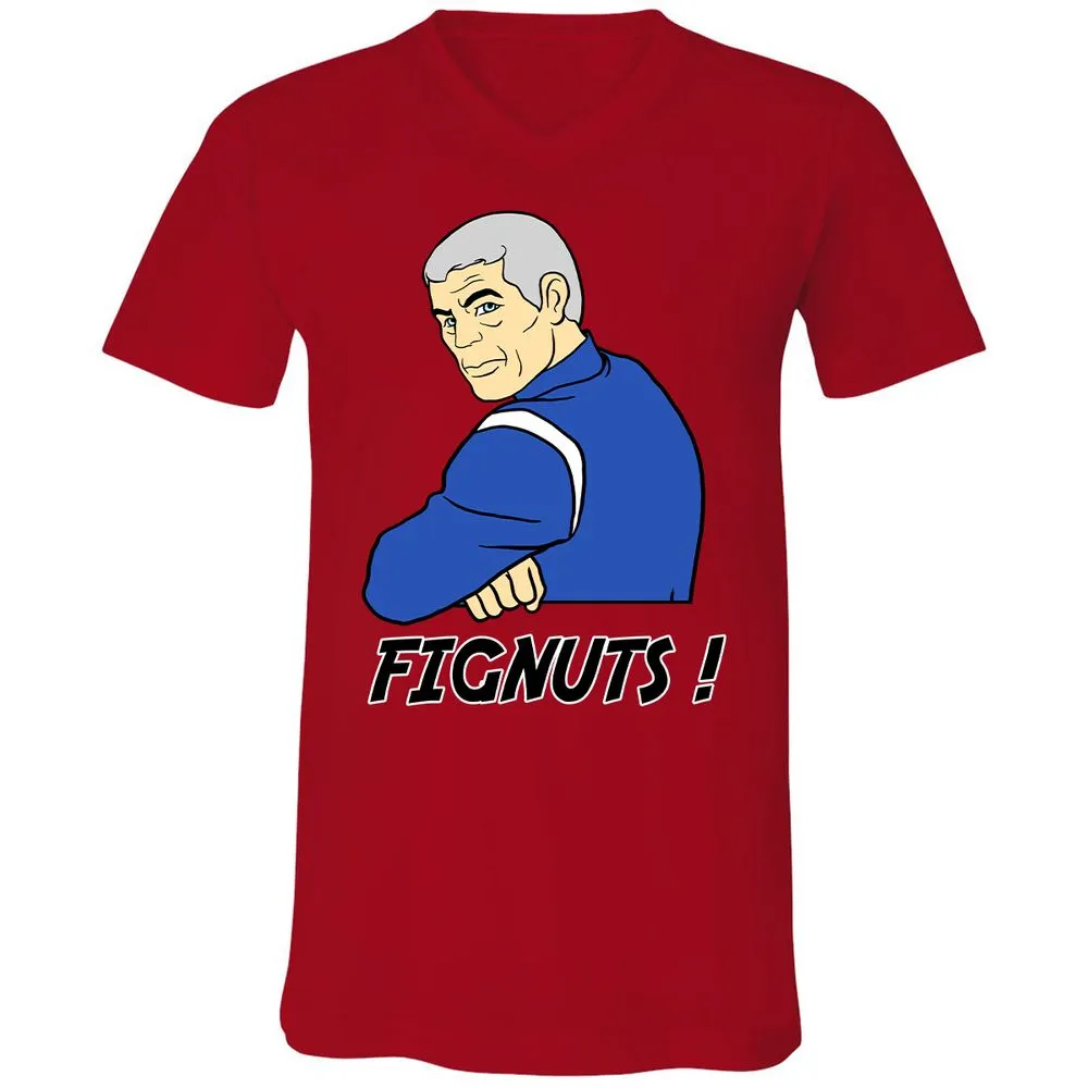 Unisex V-Neck T-Shirt - NJ93AZWP - Red - 3