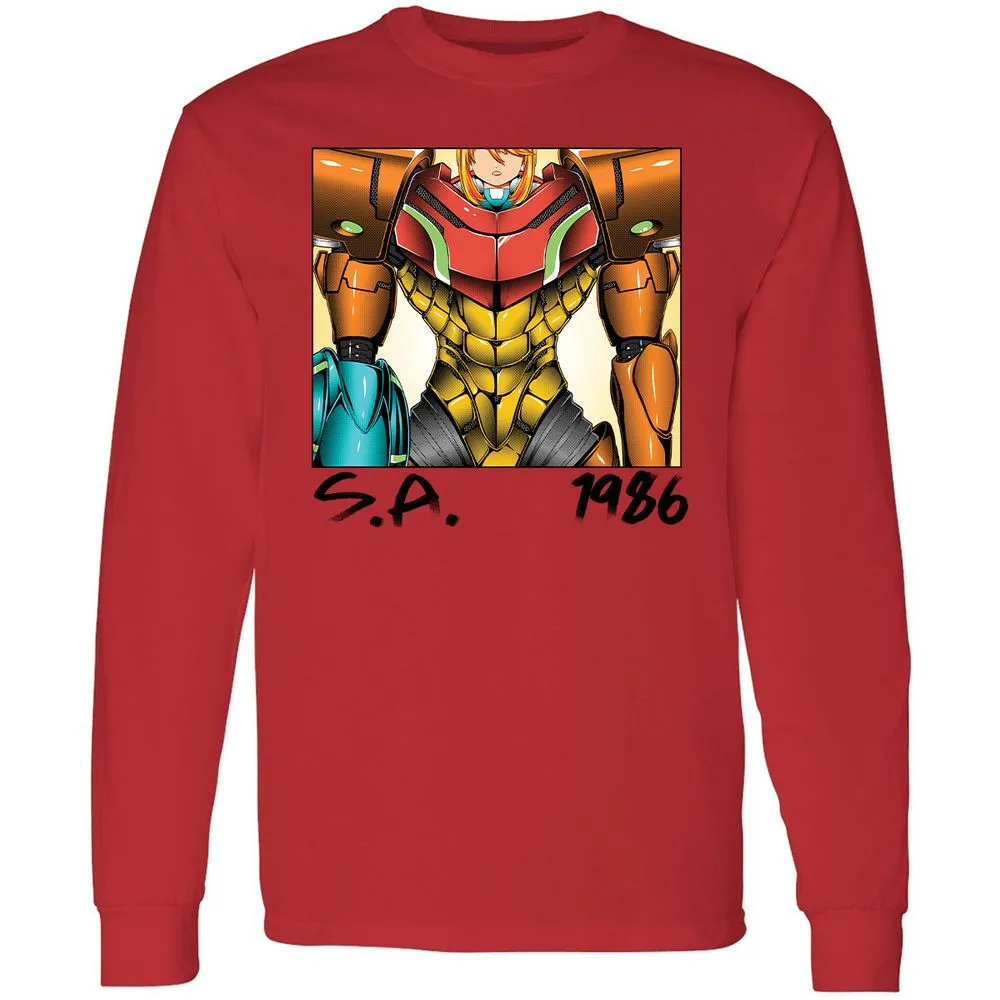 Long Sleeve T-Shirt - 2LUE3P7W - Red - 14