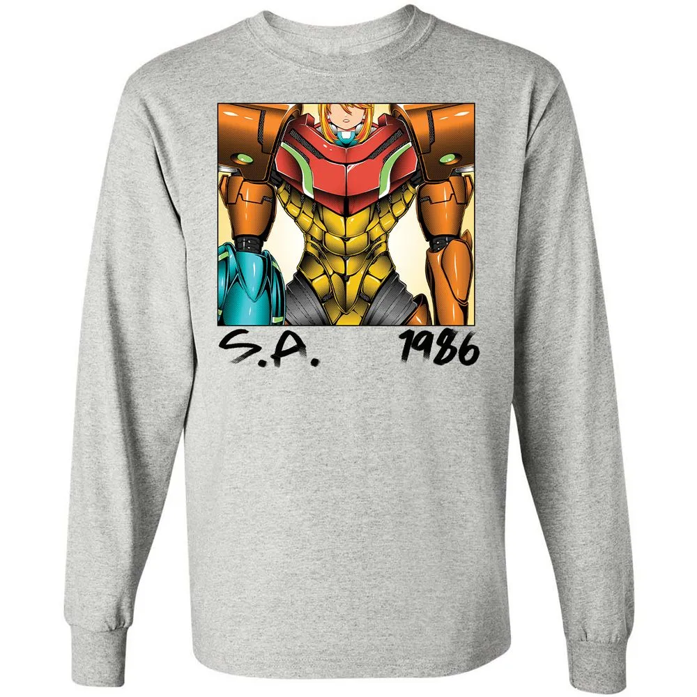 Long Sleeve T-Shirt - 2LUE3P7W - Ash - 5