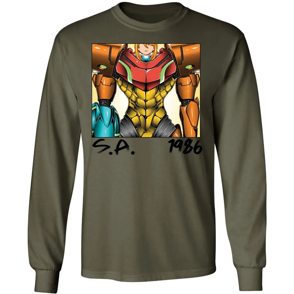 Long Sleeve T-Shirt - 2LUE3P7W - Military Green - 7