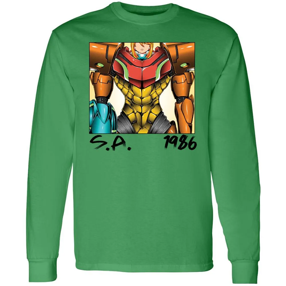 Long Sleeve T-Shirt - 2LUE3P7W - Irish Green - 10