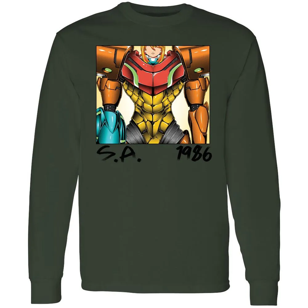 Long Sleeve T-Shirt - 2LUE3P7W - Forest Green - 8