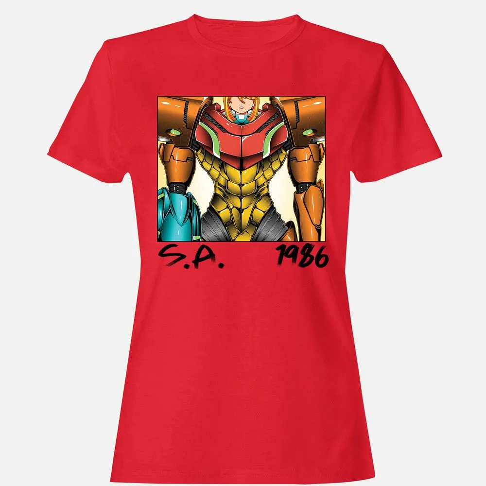 Women's T-Shirt - G55HA5ZR - Red - 13