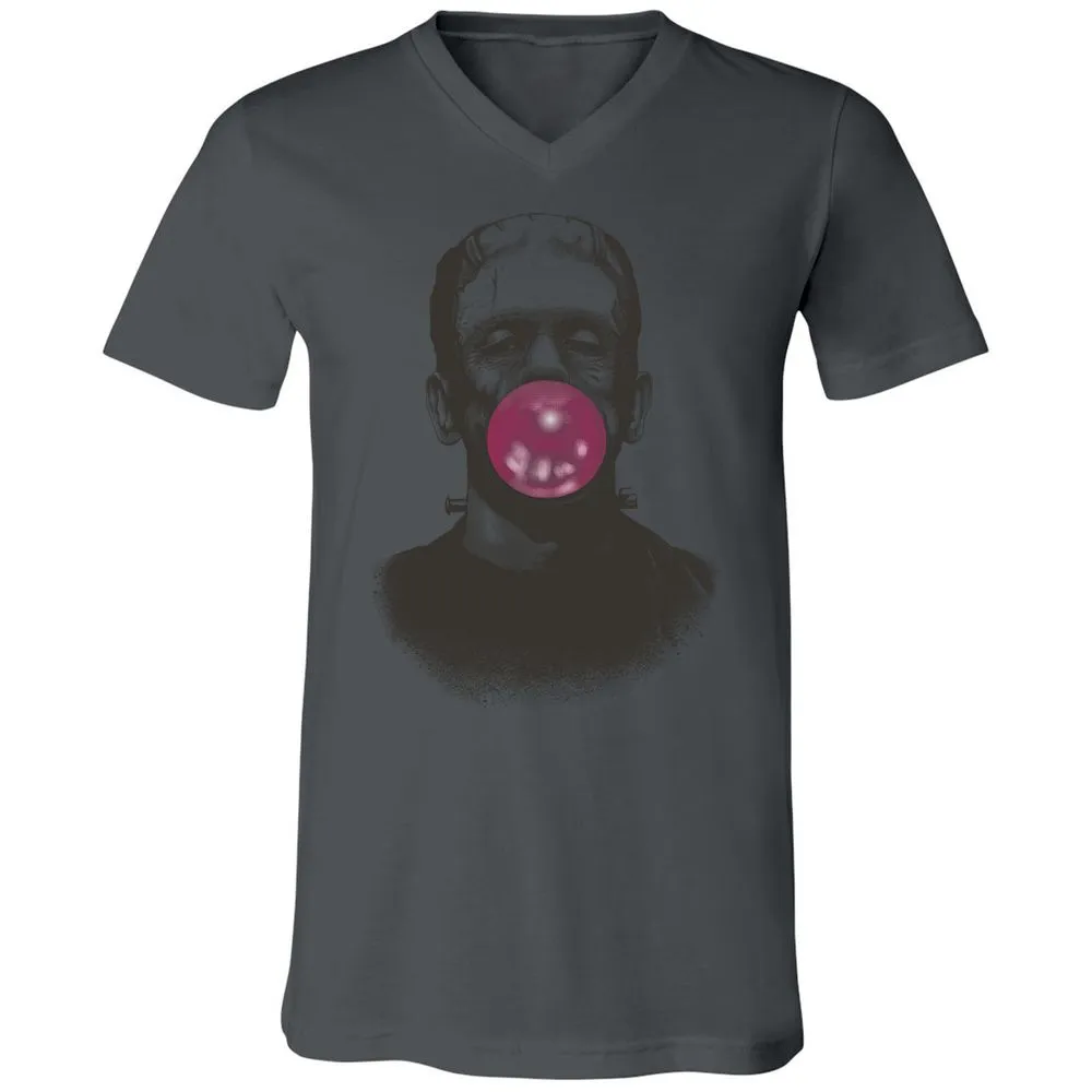 Unisex V-Neck T-Shirt - ZWQTD2RA - Asphalt - 12