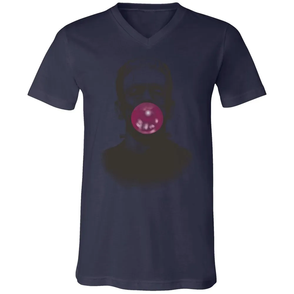 Unisex V-Neck T-Shirt - ZWQTD2RA - Navy - 9