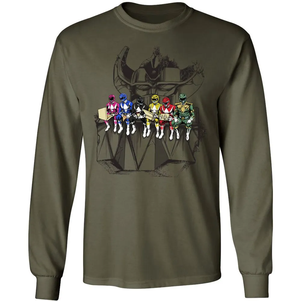 Long Sleeve T-Shirt - 5YDQ5CJM - Military Green - 7