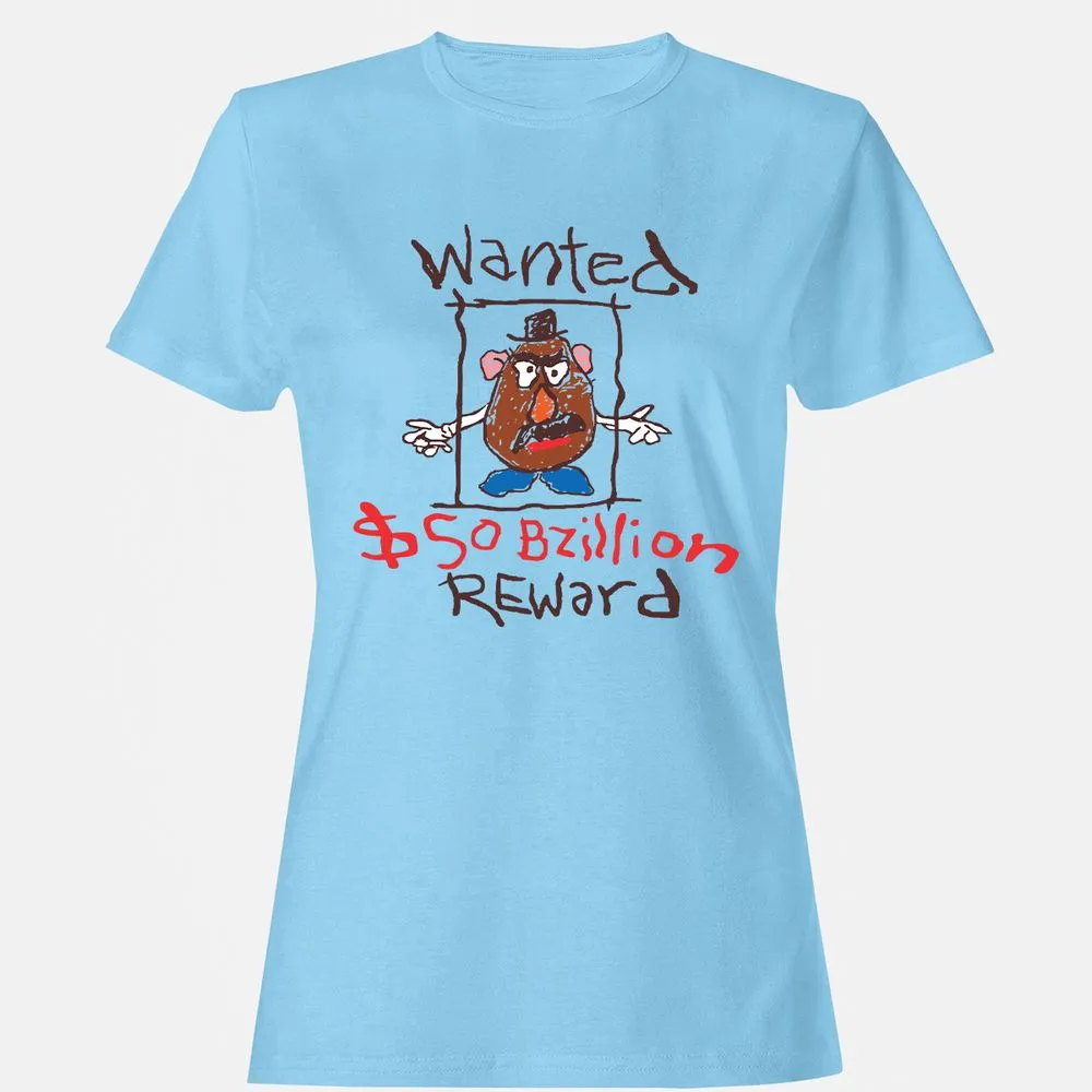 Women's T-Shirt - HUS1NK9G - Light Blue - 8