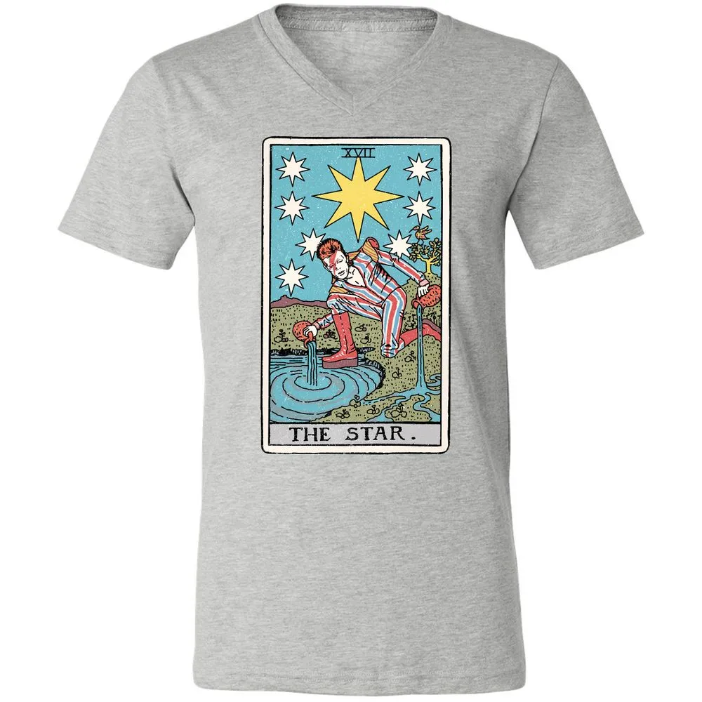 Unisex V-Neck T-Shirt - S8BLAS6E - Athletic Heather - 7