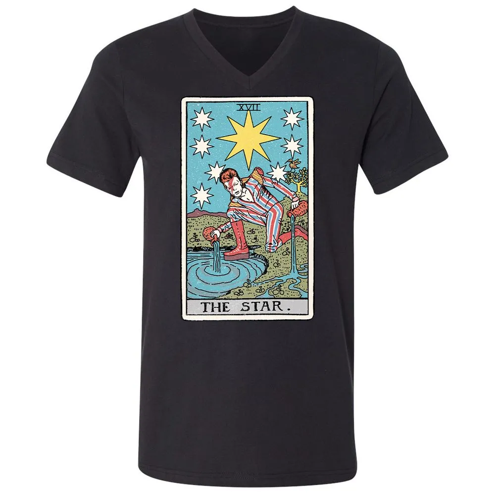 Unisex V-Neck T-Shirt - S8BLAS6E - Black - 16