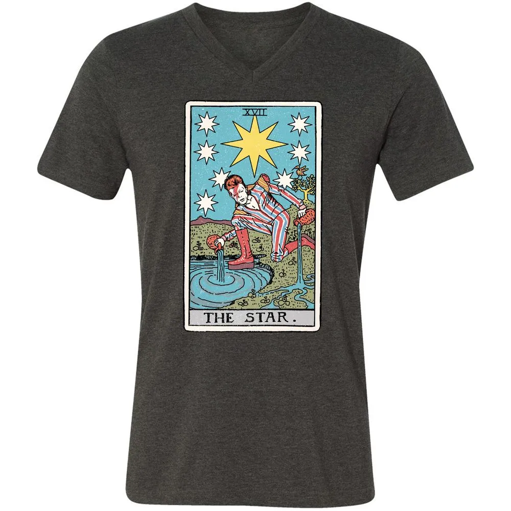 Unisex V-Neck T-Shirt - S8BLAS6E - Dark Grey Heather - 8