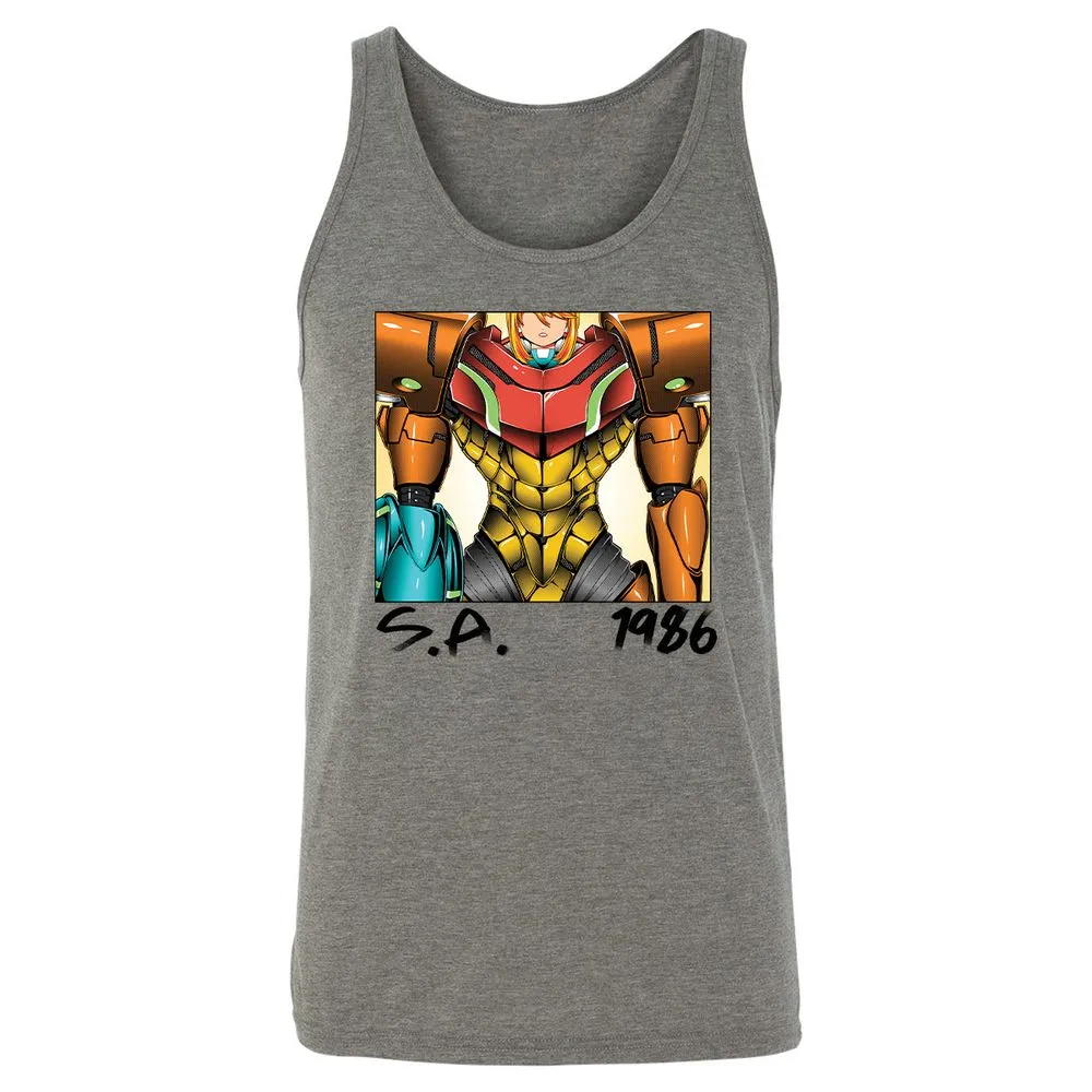 Unisex Jersey Tank - 5D5QZ9D7 - Grey Triblend - 2