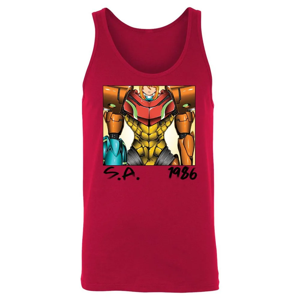 Unisex Jersey Tank - 5D5QZ9D7 - Red - 11