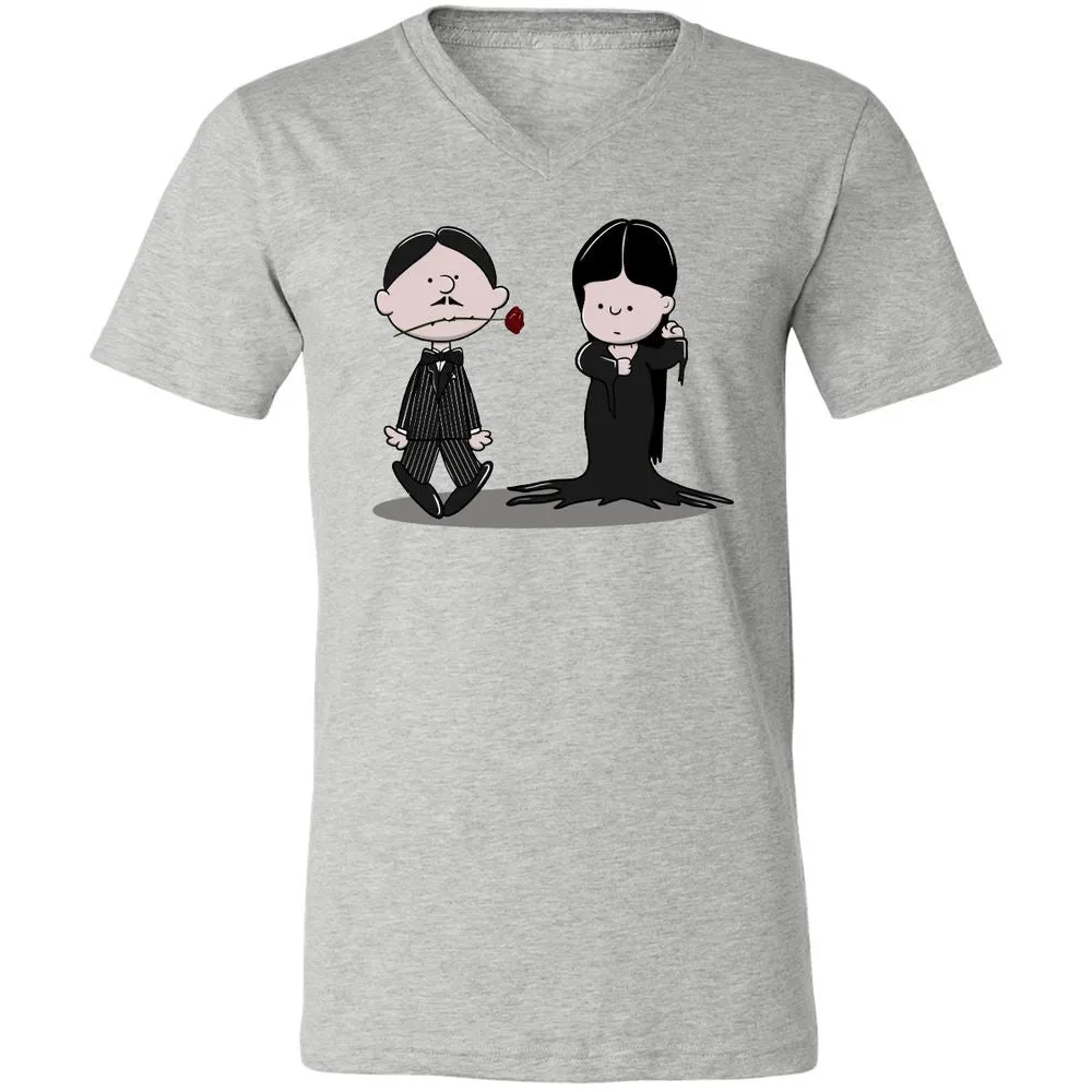 Unisex V-Neck T-Shirt - RZWLNZQQ - Athletic Heather - 7