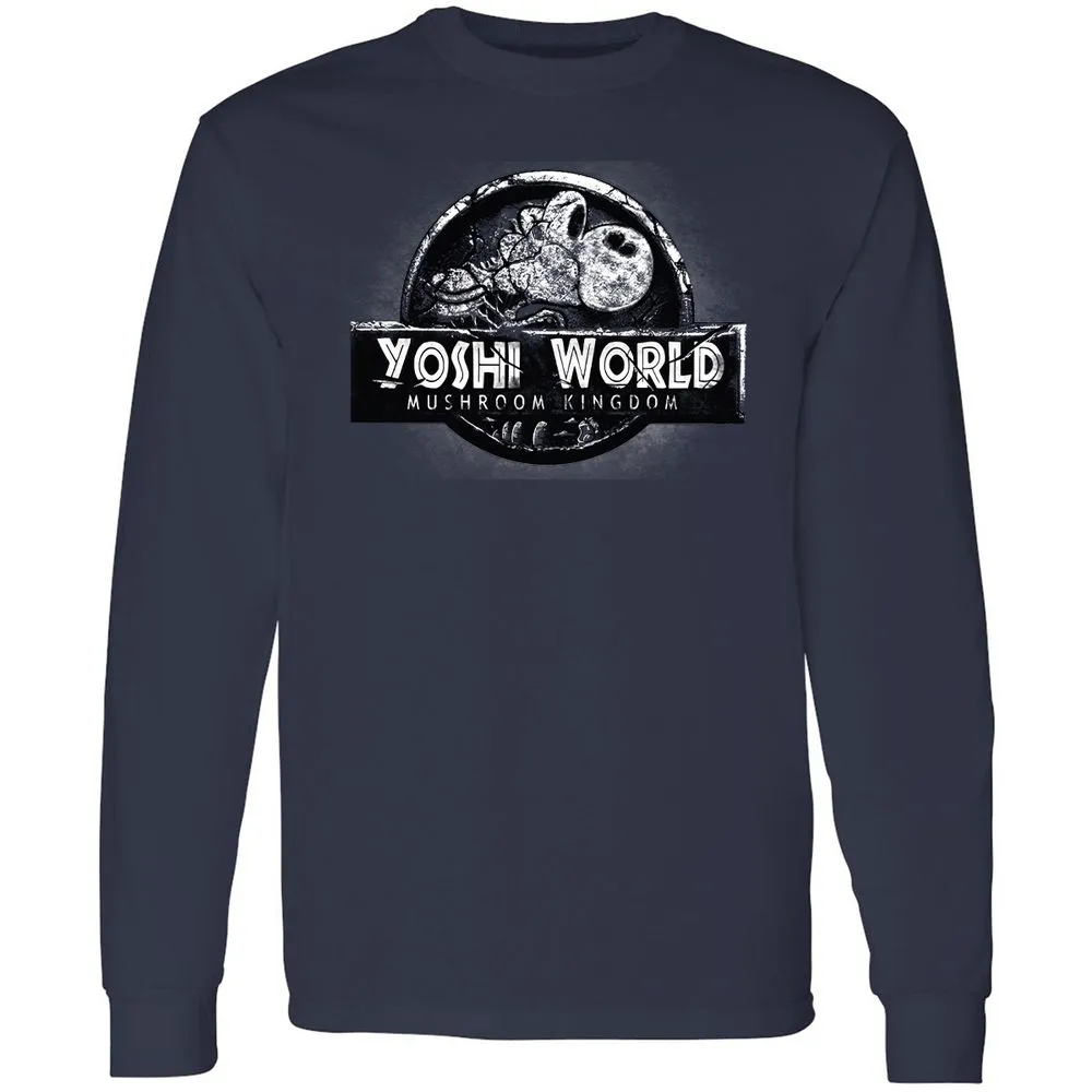 Long Sleeve T-Shirt - B5WC69ZY - Navy - 12
