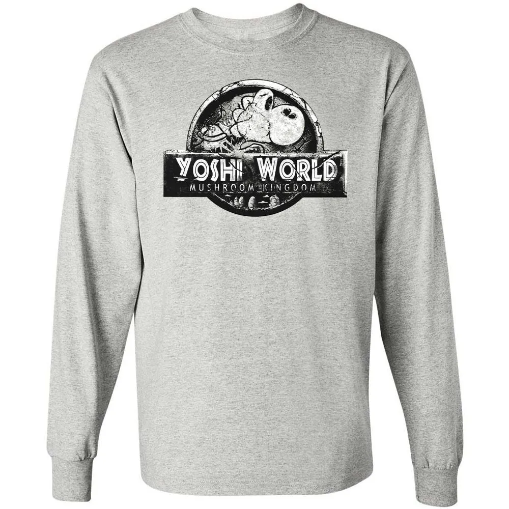 Long Sleeve T-Shirt - B5WC69ZY - Ash - 5