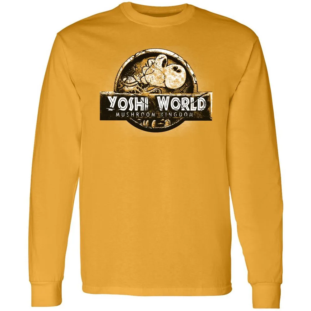 Long Sleeve T-Shirt - B5WC69ZY - Gold - 9