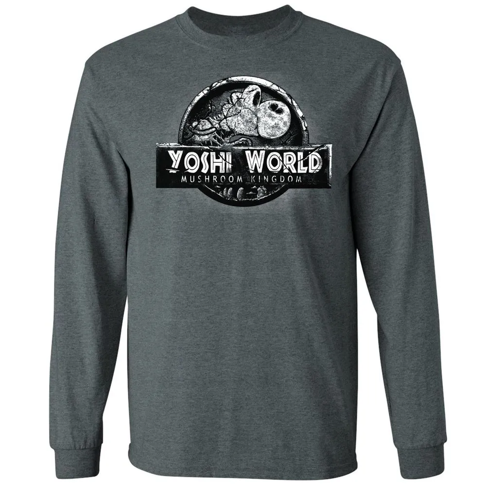 Long Sleeve T-Shirt - B5WC69ZY - Dark Heather - 15