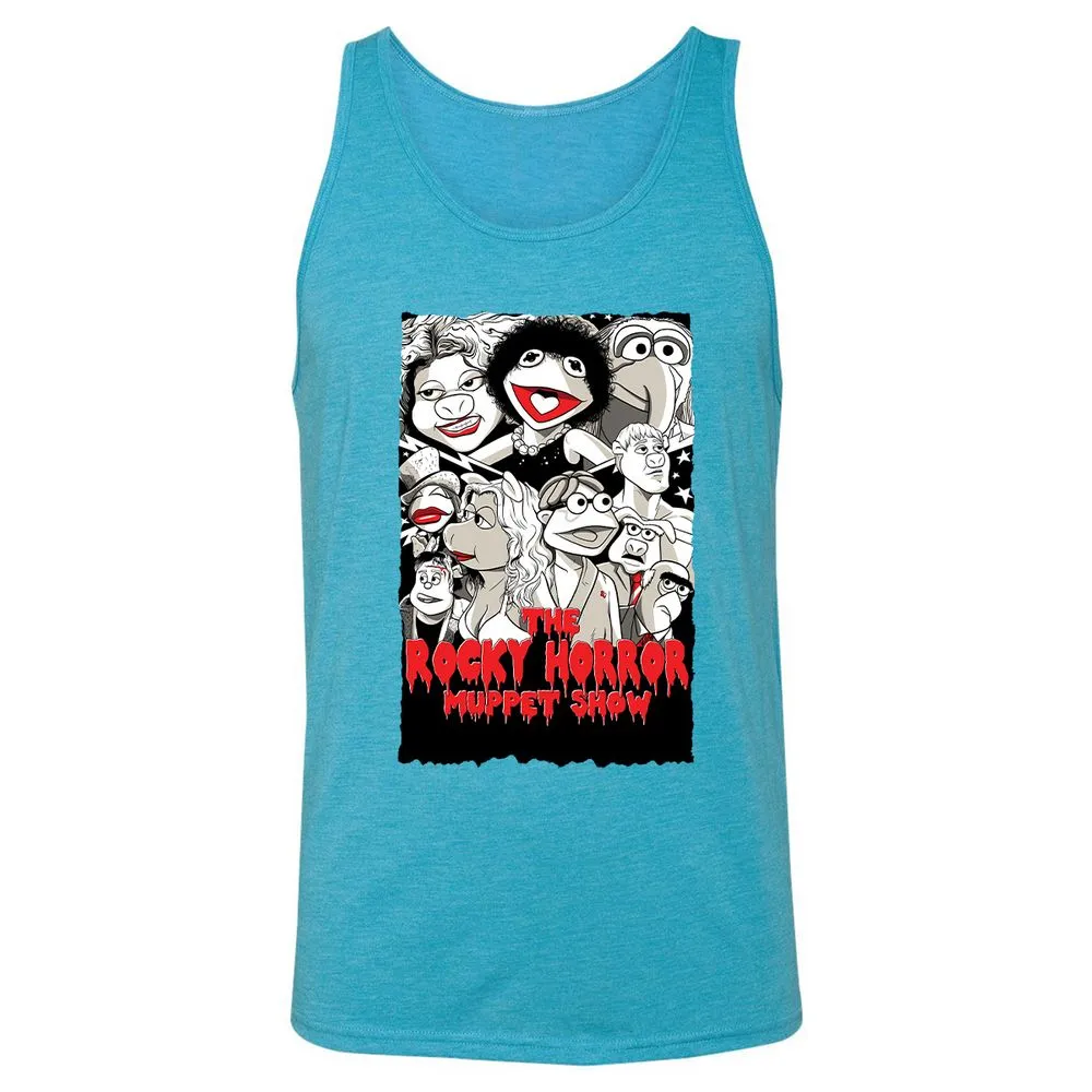 Unisex Jersey Tank - DZZXQHCR - Aqua Triblend - 3