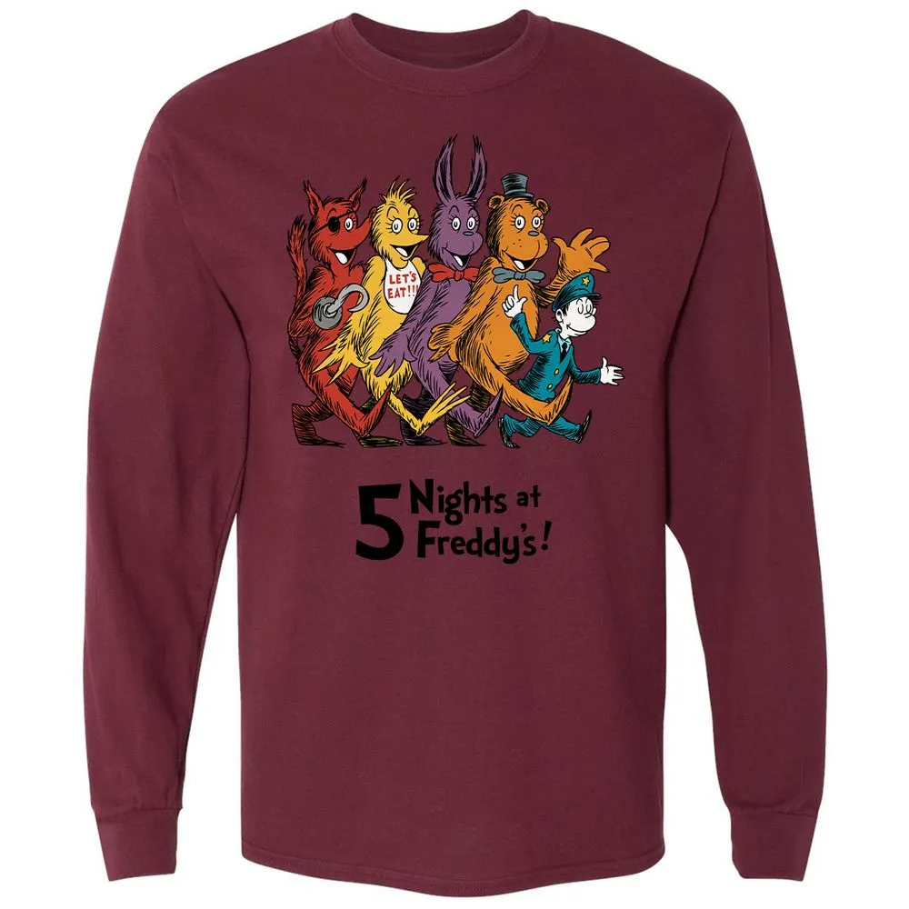 Long Sleeve T-Shirt - A1F4P4XP - Maroon - 11