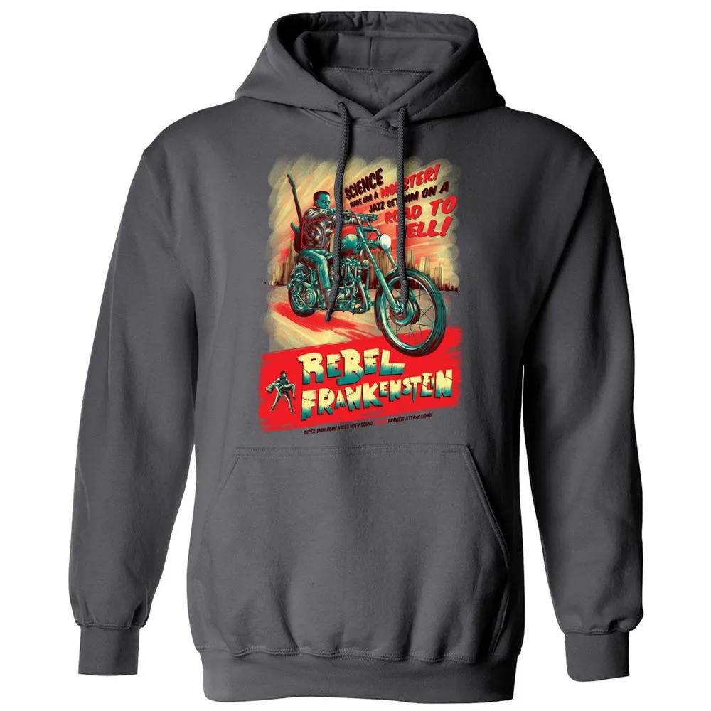 Classic Unisex Hoodie - LV45B3MR - Charcoal - 7