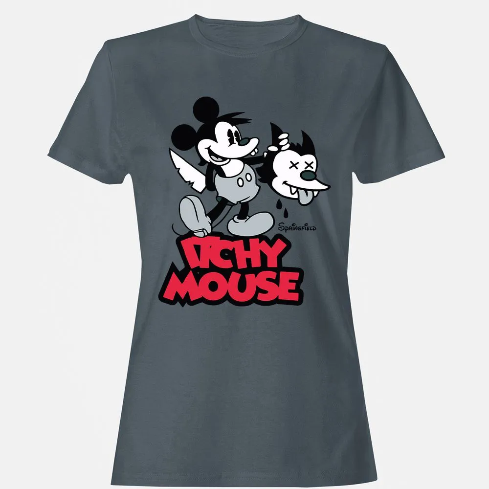 Women's T-Shirt - 55PCJEPV - Charcoal - 3